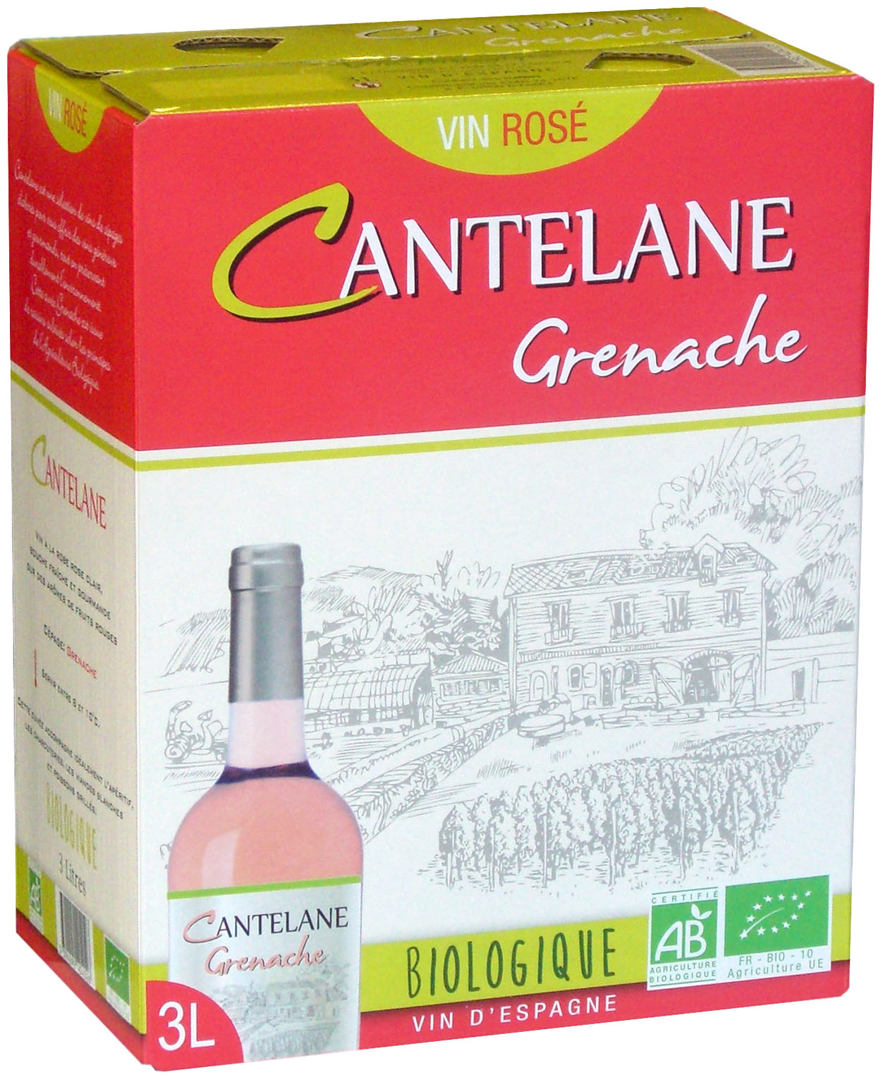 Miniature CANTELANE  - Rosé - Organic Spain Grenache